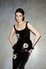 ETTA TOP BLACK SEQUINS