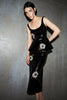 VANIA SKIRT BLACK SEQUINS
