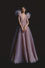 FLORIA GOWN ANTIQUE ROSE EMBROIDERED TULLE