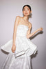 ROSINA DRESS WHITE JAQUARD
