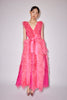 IRINA GOWN CARMINE ROSE ORGANZA