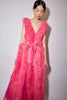 IRINA GOWN CARMINE ROSE ORGANZA