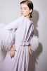 REIGN GOWN LILAC FOG CREPE