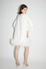 POPPY DRESS WHITE CREPE