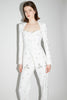 KIM JACKET WHITE EMBELLISHED CREPE