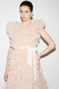 ANNALISE GOWN PEACH TULLE