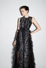 BEAU GOWN BLACK ORGANZA