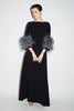 REIGN GOWN BLACK CREPE