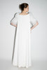 HORTENSE GOWN PURE WHITE CREPE