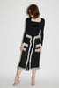 VICTORIA SKIRT TWEED BLACK/WHITE