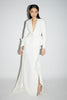 SANNA JACKET PURE WHITE CREPE