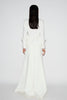 SANNA JACKET PURE WHITE CREPE