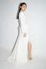SANNA JACKET PURE WHITE CREPE