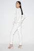 FRANCESCA TROUSERS WHITE CREPE