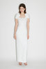 ADELAIDE GOWN WHITE EMBELLISHED CREPE