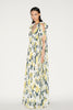 BEATA GOWN YELLOW FLORAL PRINTED CHIFFON