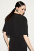 RIVER JACKET BLACK EMBELLSIHED CREPE