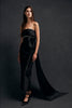GRETA DRESS BLACK EMBELLISHED SEQUINS