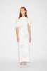 ISOLDE GOWN WHITE EMBELLISHED CREPE