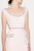 DANNA DRESS PINK EMBELLISHED CREPE