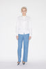ONDINE SHIRT WHITE EMROIDERED COTTON