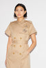 MARLON TRENCH COAT CAMEL COTTON GABARDINE