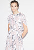 BEATRIX GOWN PALE PINK FLORAL PRINTED CHIFFON