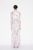 BEATRIX GOWN PALE PINK FLORAL PRINTED CHIFFON