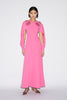 JEANETTE DRESS FUCHSIA EMBROIDERED SABLE
