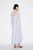 SAMANTHA CAPE DUSTY BLUE LACE