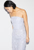 TIA DRESS DUSTY BLUE LACE