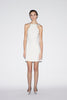 EILEEN SHORT DRESS WHITE EMBELLISHED CREPE