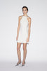 EILEEN SHORT DRESS WHITE EMBELLISHED CREPE