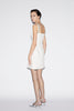 EILEEN SHORT DRESS WHITE EMBELLISHED CREPE