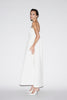 CHERYL MIDI DRESS WHITE JAQUARD