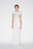 ISOBEL GOWN WHITE EMBRODIERED TULLE