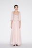 DALIAH GOWN PALE PINK EMBELLISHED CREPE