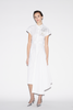 DAGMAR DRESS WHITE COTTON