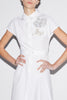DAGMAR DRESS WHITE COTTON