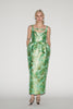 SIDRA DRESS JADE JACQUARD