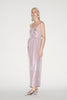 ESMERALDA DRESS LILAC EMBROIDERED SEQUINS