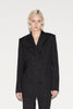 VESPER JACKET BLACK SILVER LUREX STRIPE