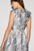 KYLE DRESS SILVER JACQUARD