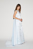 AMORET GOWN ICE BLUE EMBRODIERED DUCHESSE