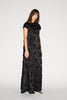 RANIA GOWN BLACK CUTWORK DUCHESSE