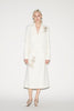 EVELINA SKIRT IVORY EMBROIDERED WOOL TAILORING