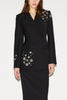 ATLAS JACKET BLACK EMBELLISHED WOOL TAILORING