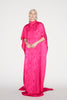 ALARIC GOWN FUCHSIA SATIN JACQUARD