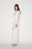 MAURENE DRESS WHITE EMBROIERED TULLE