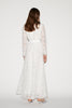MAURENE DRESS WHITE EMBROIERED TULLE